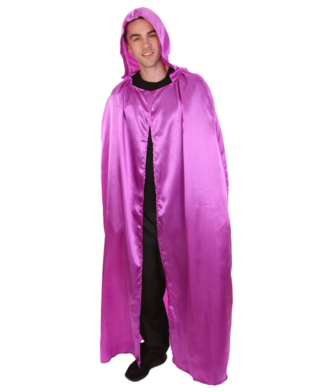 Adult Men's Hooded Cape Costume | Multiple Color Options Halloween Costume