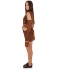 Adult Women's Pocahontas Fancy Dress Costume | Brown Cosplay Costume