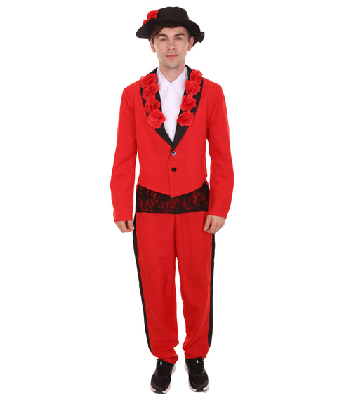 Adult Men's Senor Horror Costume |  Red Cosplay Costume