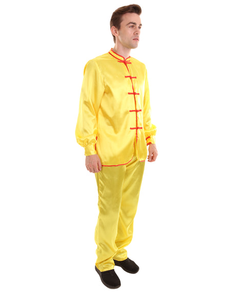 Adult Men's Chinese Traditional Kung Fu Costume | Multiple Color Options Cosplay Costume