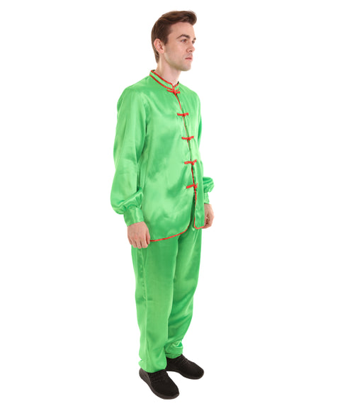 Adult Men's Chinese Traditional Kung Fu Costume | Multiple Color Options Cosplay Costume