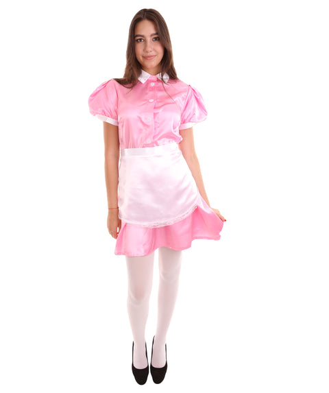 French Maid Light Pink Costume