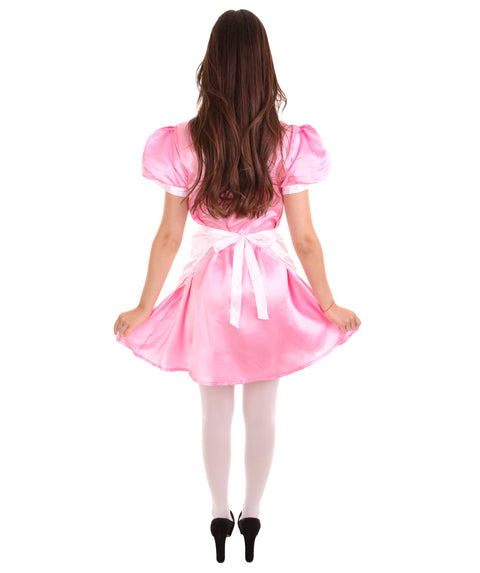 French Maid Light Pink Costume