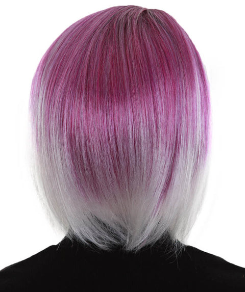 Purple Color Mid Ombre Wig