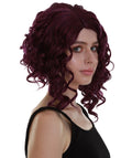 Enchanted Skye | Women's Purple Color Curly Shoulder Length Trendy Enchanted Skye Wig