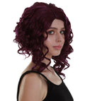 Enchanted Skye | Women's Purple Color Curly Shoulder Length Trendy Enchanted Skye Wig