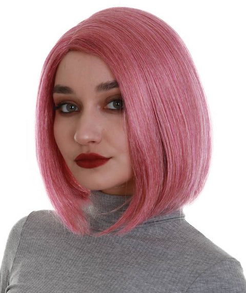 Rose Gold Straight Introverted Bob Wig
