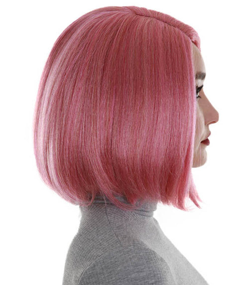 Rose Gold Straight Introverted Bob Wig