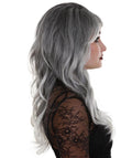 silver wavy wig