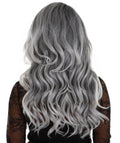 silver wavy wig