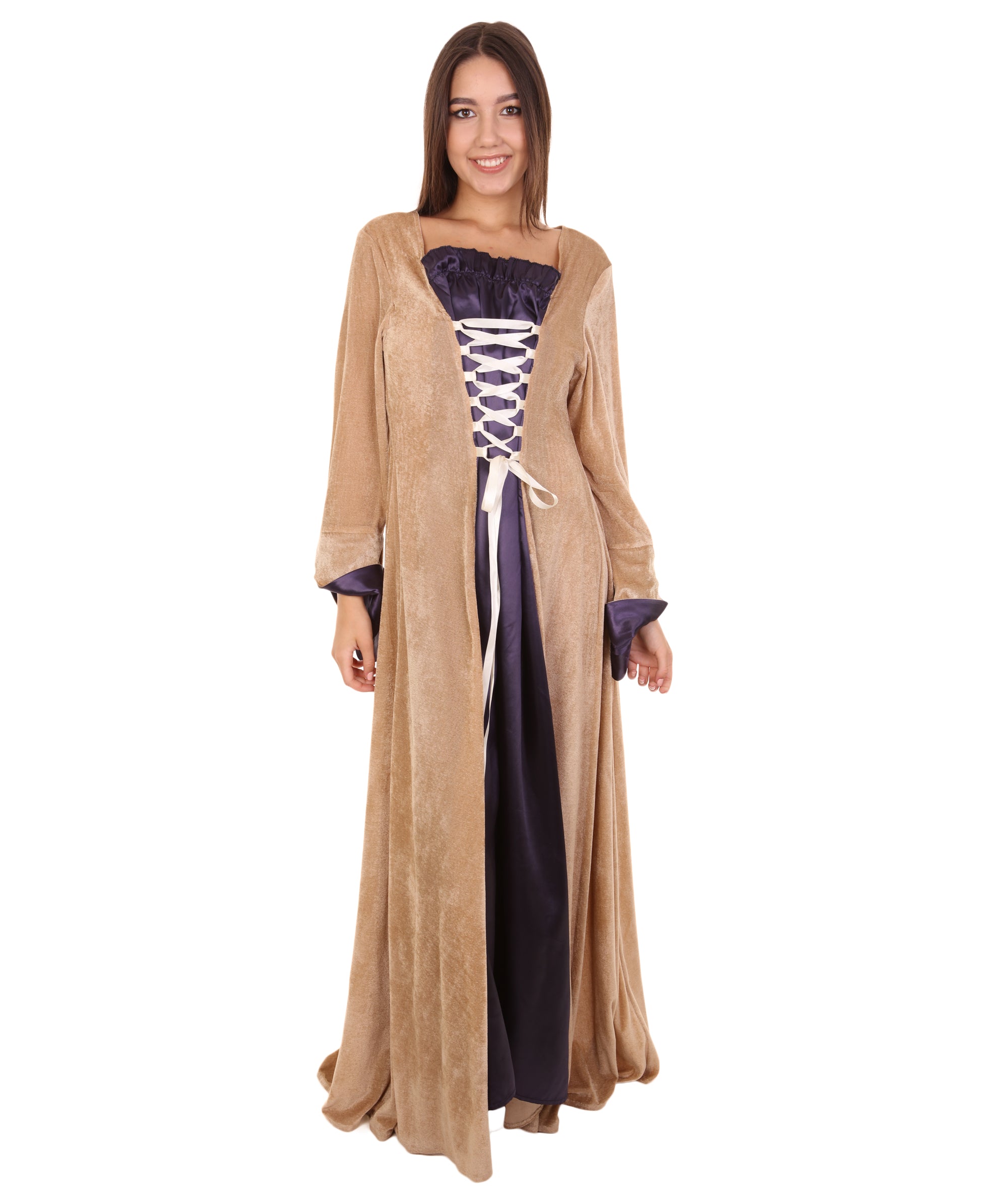 Adult Women's Medieval Renaissance Fancy Dress Costume | Multi Color C ...