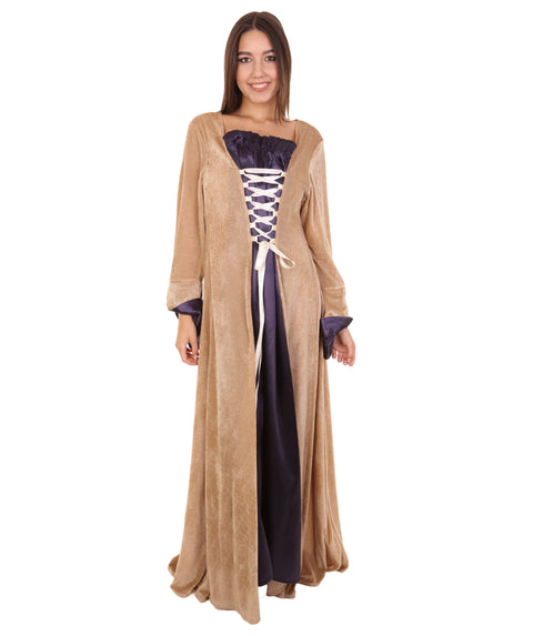 Adult Women's Medieval Renaissance Fancy Dress Costume | Multi Color Cosplay Costume