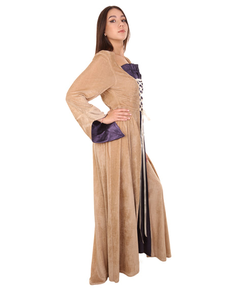 Adult Women's Medieval Renaissance Fancy Dress Costume | Multi Color Cosplay Costume