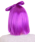 Neon Purple Butterfly Wig
