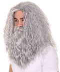 Grey men's wig