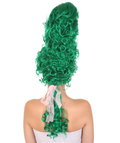 Green Rococo Updo Wig