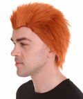 Orange All Back Wig