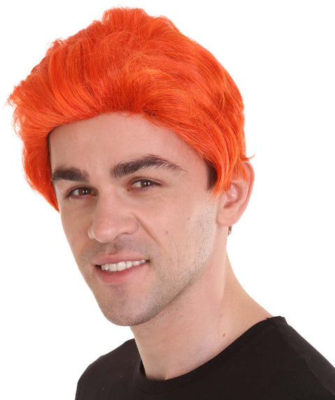 Orange Anime Cosplay Short Wig