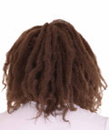 Dreadlock human hair | Light Brown Historical Character Cosplay Halloween Wig | Premium Breathable Capless Cap