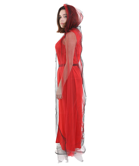Adult Women's Demoness Costume | Red Halloween Costume