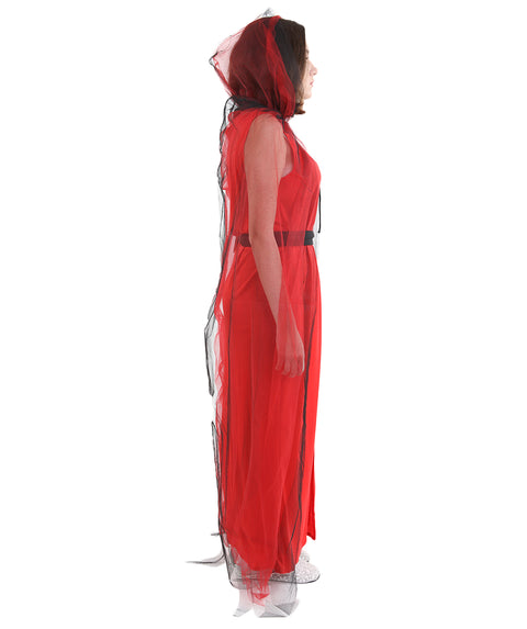 Adult Women's Demoness Costume | Red Halloween Costume