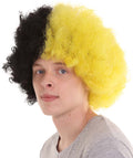 Borussia Dortmund Afro Wig | Black Yellow Cosplay Halloween Wig