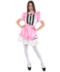 French Maid Dark Pink Costume