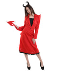 Adult Women's Devilish Diva Costume | Red Halloween Costume