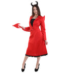 Adult Women's Devilish Diva Costume | Red Halloween Costume