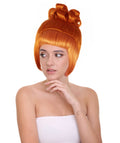Women's Halloween Animated Lucy Updo Wig