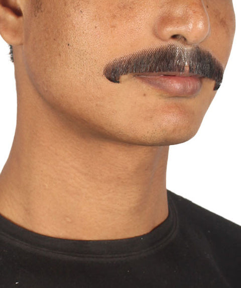 Dark Brown Stylish Moustache