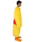 Yellow and Red Chicken Costume