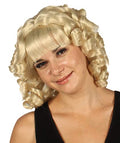 Womens Colonial Lady Wig | Blonde Historical Wigs | Premium Breathable Capless Cap