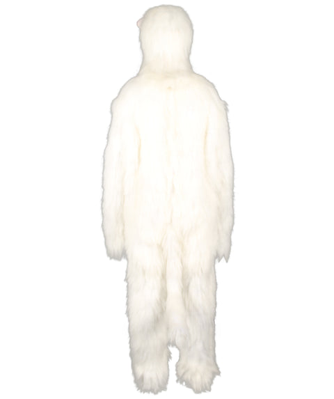 White Polar Bear Costume with Mask and Tail