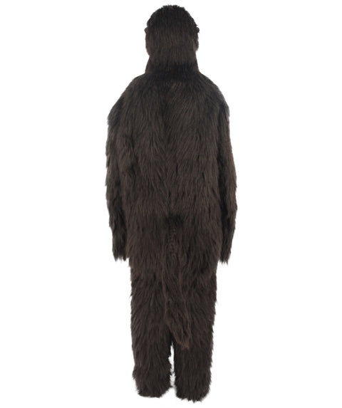 Black and Grey Gorilla jumpsuit Costume