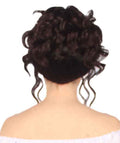 Swept Up Step SIster | Women's Brown Color Curly Shoulder Length Trendy Swept Up Step SIster Wig