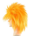 80'S Adult Men Rockstars punk Style Orange Wig