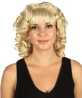Womens Colonial Lady Wig | Blonde Historical Wigs | Premium Breathable Capless Cap