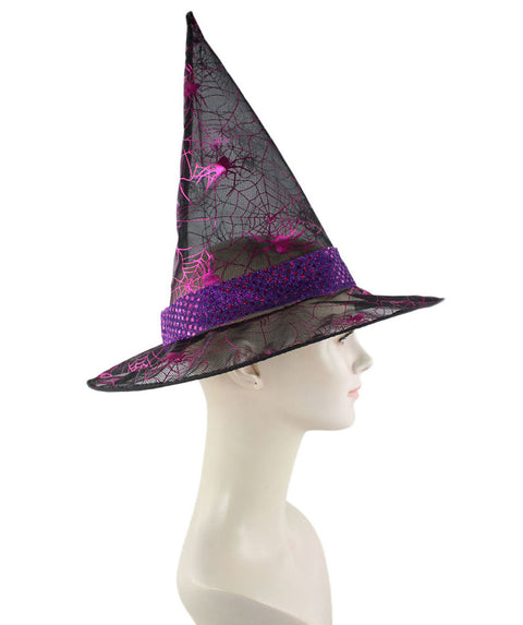 Black & Fuscia Witch Hat