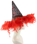 Black & Red Witch Hat