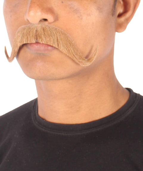 HPO Adult Men's Watson Fake Human Facial Hair Mustache