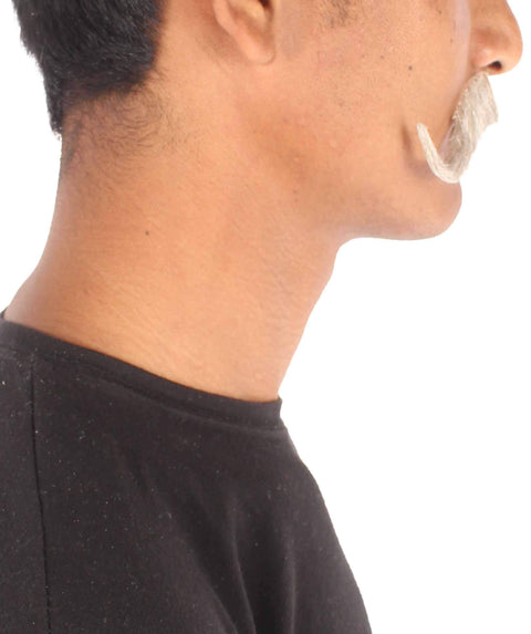 HPO Adult Men's Watson Fake Human Facial Hair Mustache