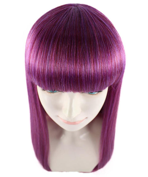 Fantasy Womens Wig | Purple Wigs | Premium Breathable Capless Cap