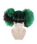 Zombie Afro Puff Wig