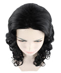 Adult's Womens Glamour Long Black Wavy style Wig HW-1106 - HalloweenPartyOnline
