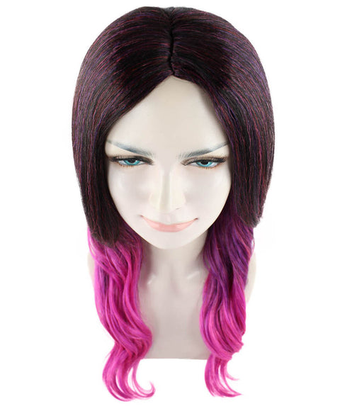 Adult Fictional Galaxy Breathable Capless Designed Cosplay Wig , Multi-color Cosplay Wig , Premium Breathable Capless Cap