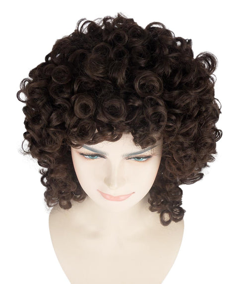 Women's Medium Curly Olympian Lady Wig Collection | Cosplay Halloween Wigs | Premium Breathable Capless Cap
