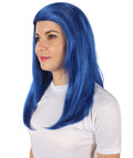 Women's Blue Animated Series Peacekeeper Wig