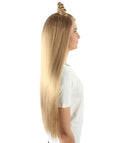 Women's Blonde Wig with Buns
