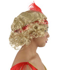 20's Flirty Flapper Girl Wig Blonde